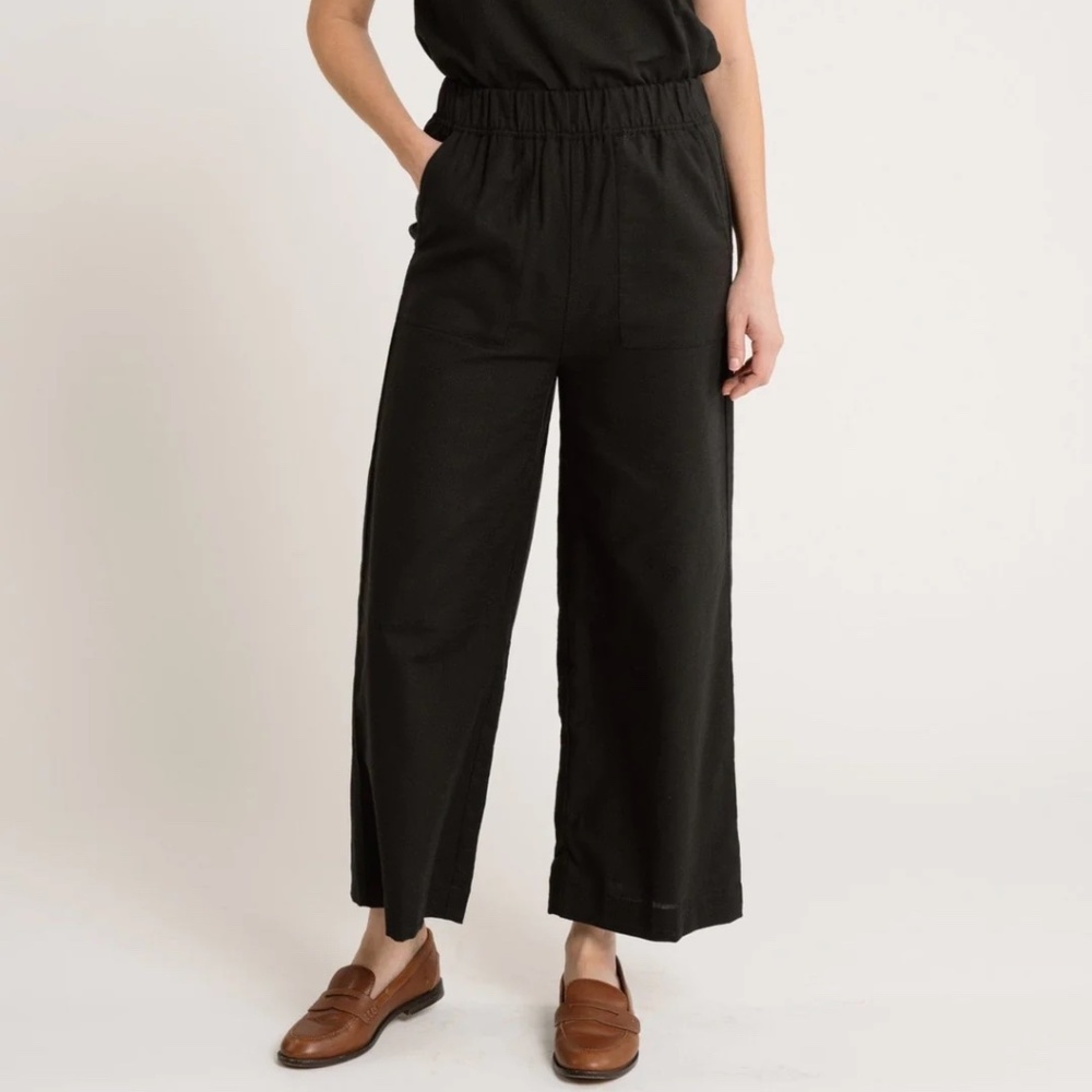 LAUDE the Label Everyday Crop Pant Small Black